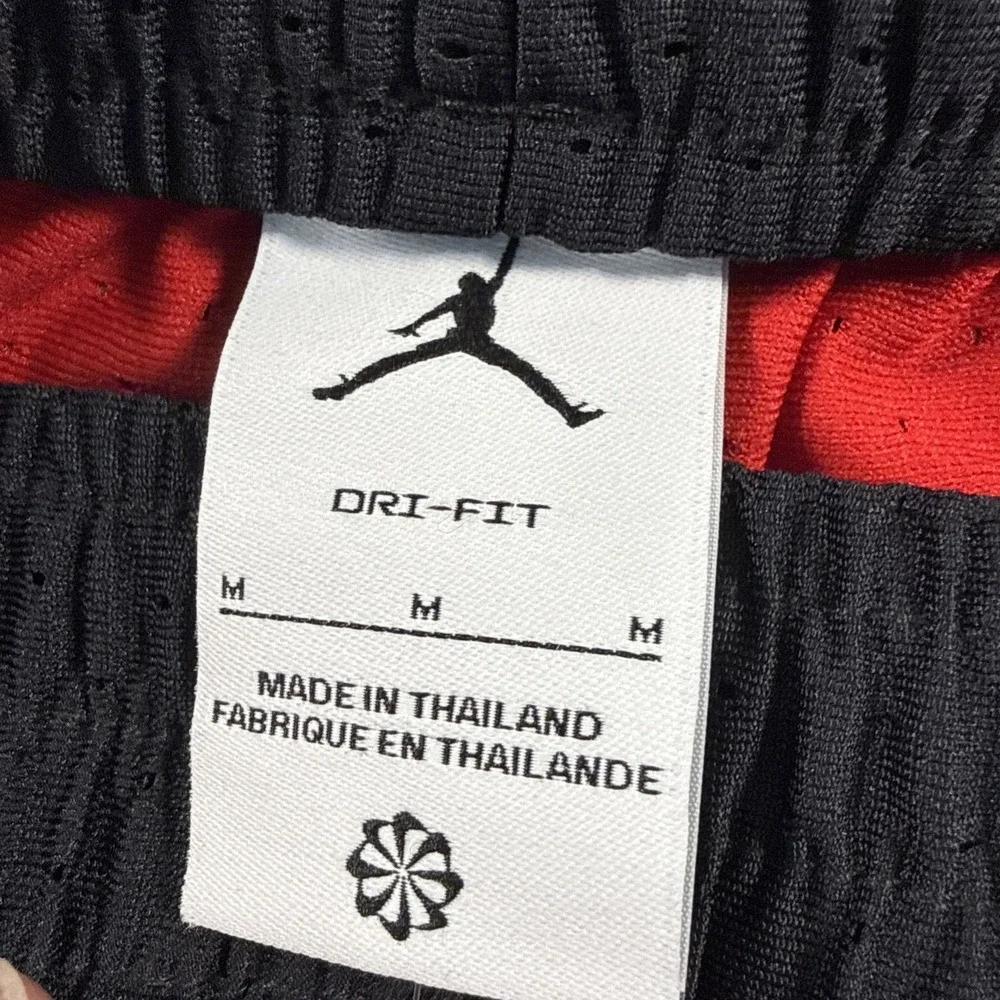 *NEW* Men‎ NIKE Jordan Sports Dri-Fit Mesh Diamond Shorts Gym Red (HF9910 687)👍